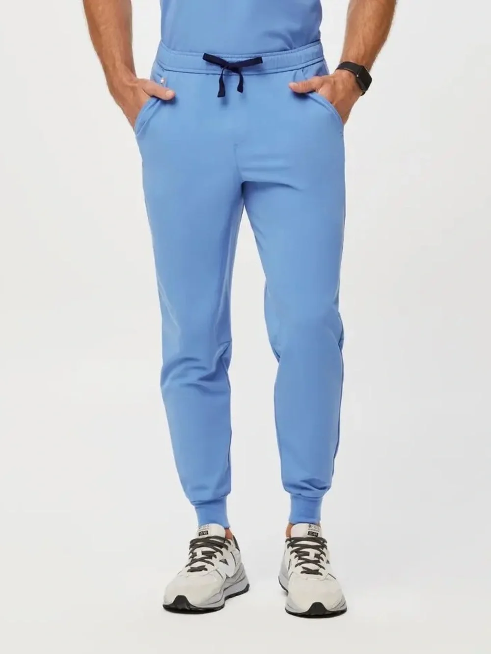 Figs Tansen Jogger Scrub Pants in Ceil Blue Size Medium
